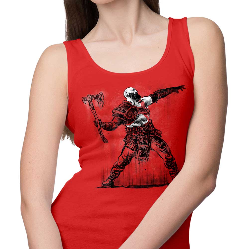 Zascanauta's Comfortable God Throwing Axe Men's/Unisex & Women's Tank Tops