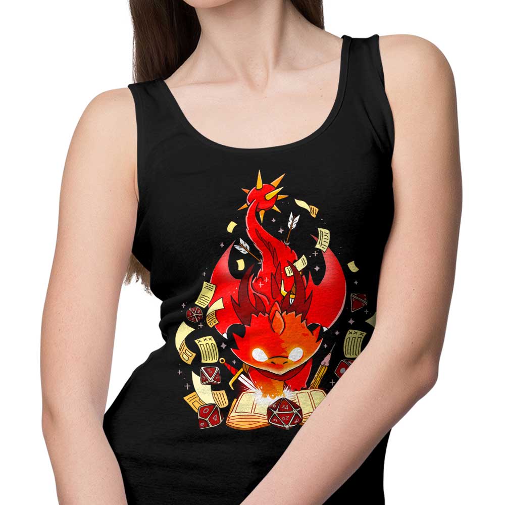 Fantasy Dragon Dice Themed Men's and Women's Unisex Tank Top Collection