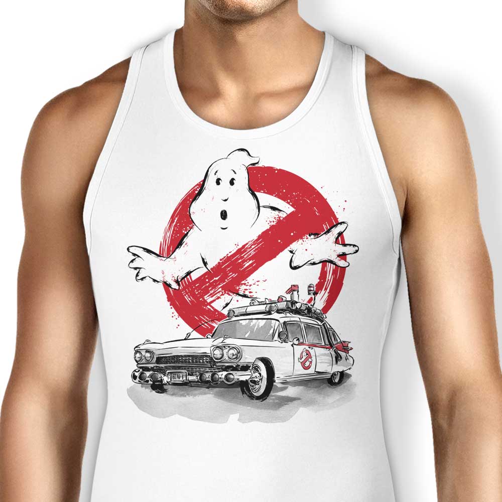 Dr. Monekers' Ecto Sumi-e Stylish Tank Top