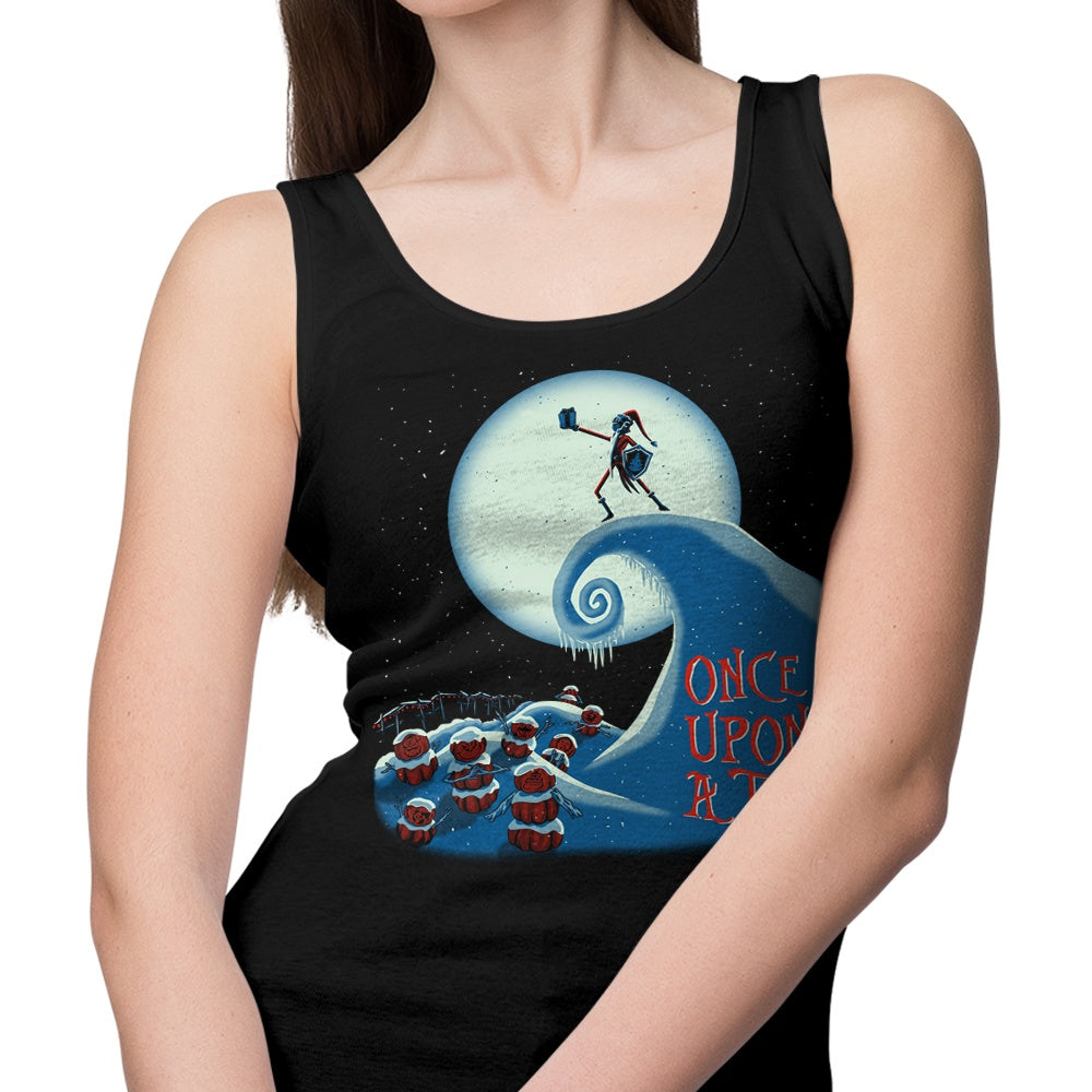 Stylish Teerion Before Christmas-themed Tank Top for Casual Wear