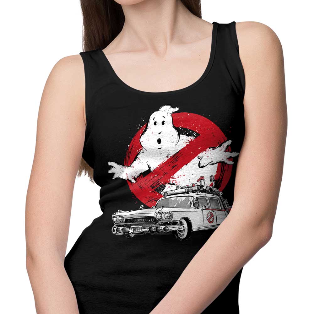 Dr. Monekers' Ecto Sumi-e Stylish Tank Top
