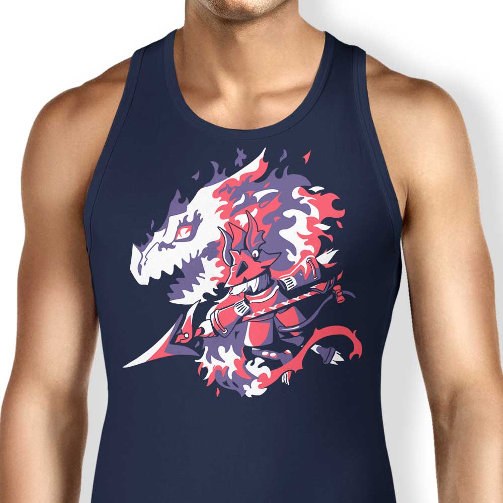 Comfortable Sketchdemao Dragon Knight Unisex and Women's Tank Tops