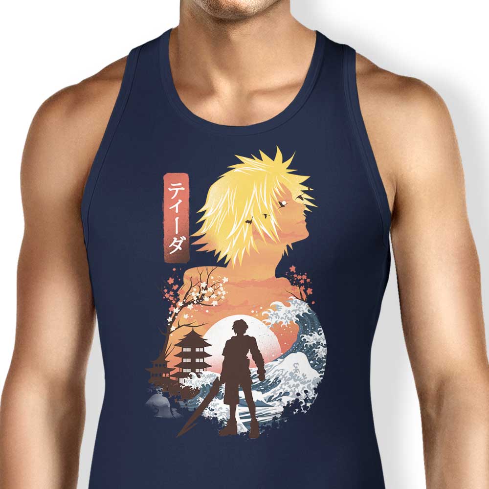 Dandingeroz's Tidus Ukiyo-e Inspired Men's and Women's Unisex Stylish Tank Tops