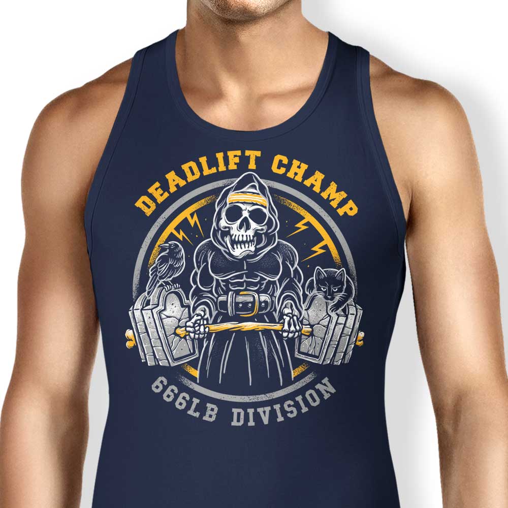 Glitchygorilla Deadlift Champ Comfortable Tank Top for Men and Women