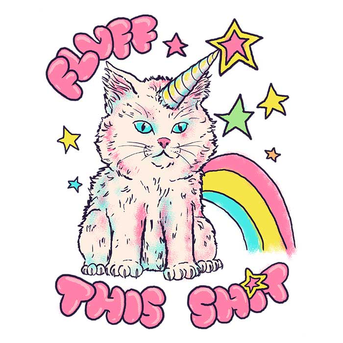 Hillary White's Fluff This Stylish Unisex and Women's Tank Tops