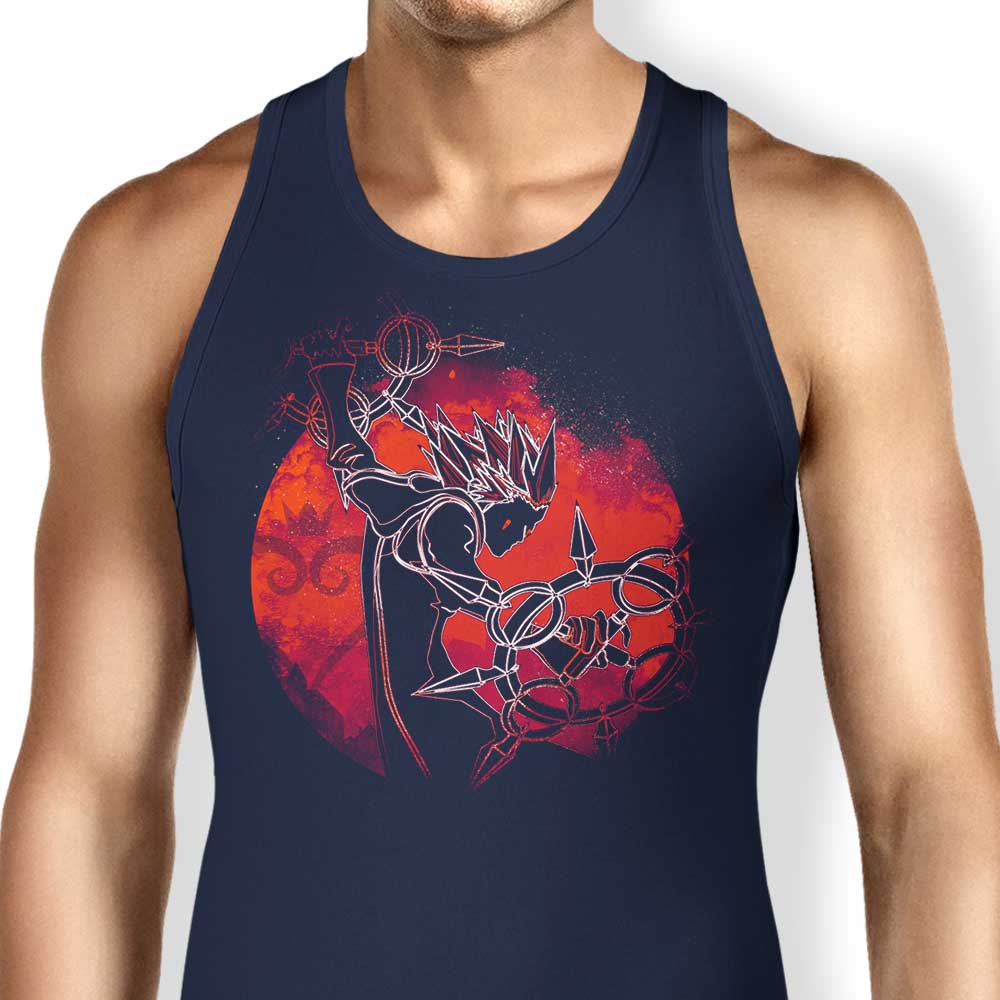 Stylish Donnie Illustrations Dancing Flames Orb Tank Top