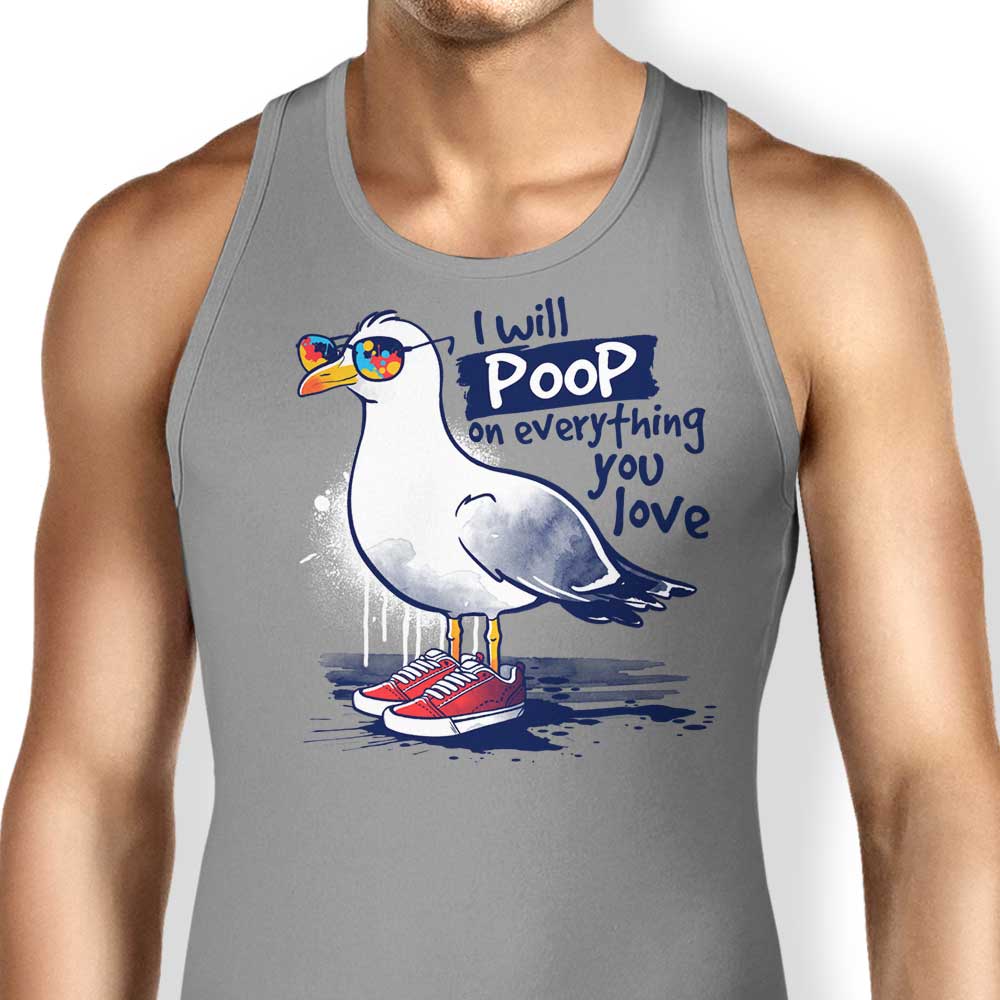 NemiMakeIt's Charming Seagull Love Tank Top