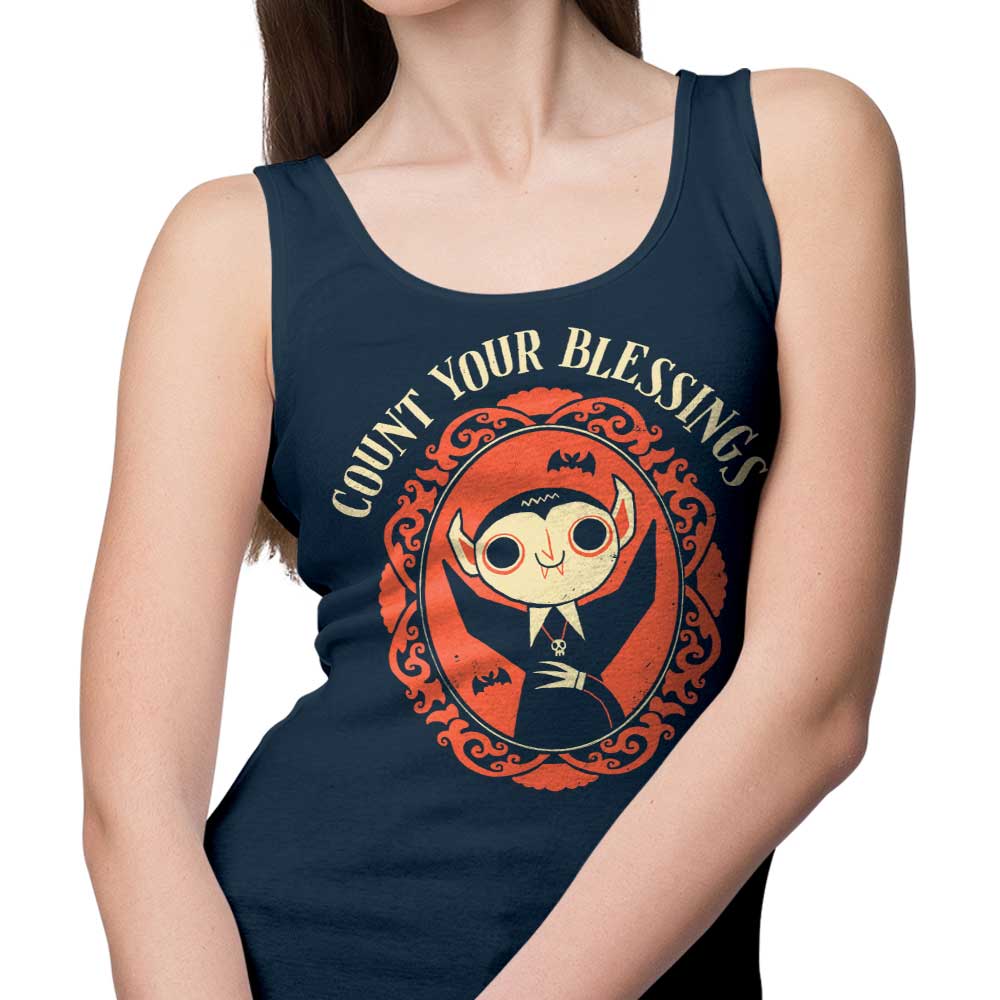 Count Your Blessings Inspirational Men's and Women's Tank Top