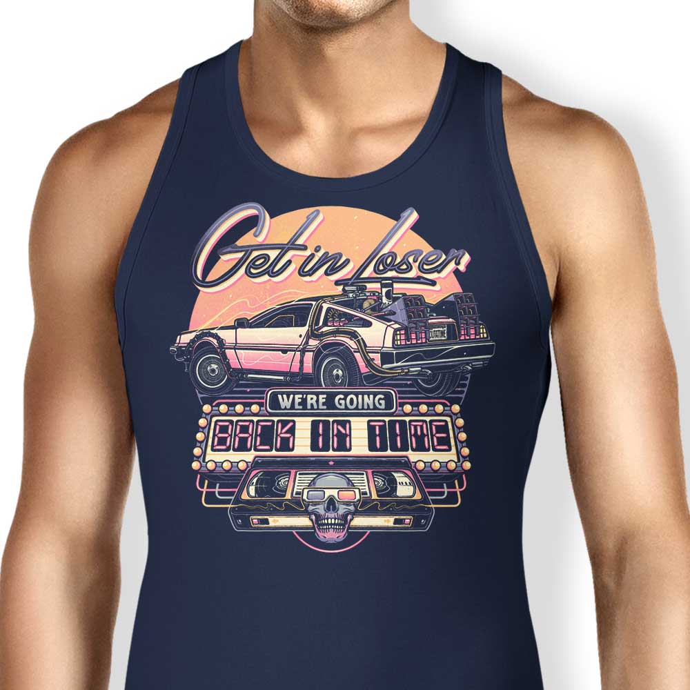 A Retro - Style Time - Traveling Tank Top by Momma Gorilla