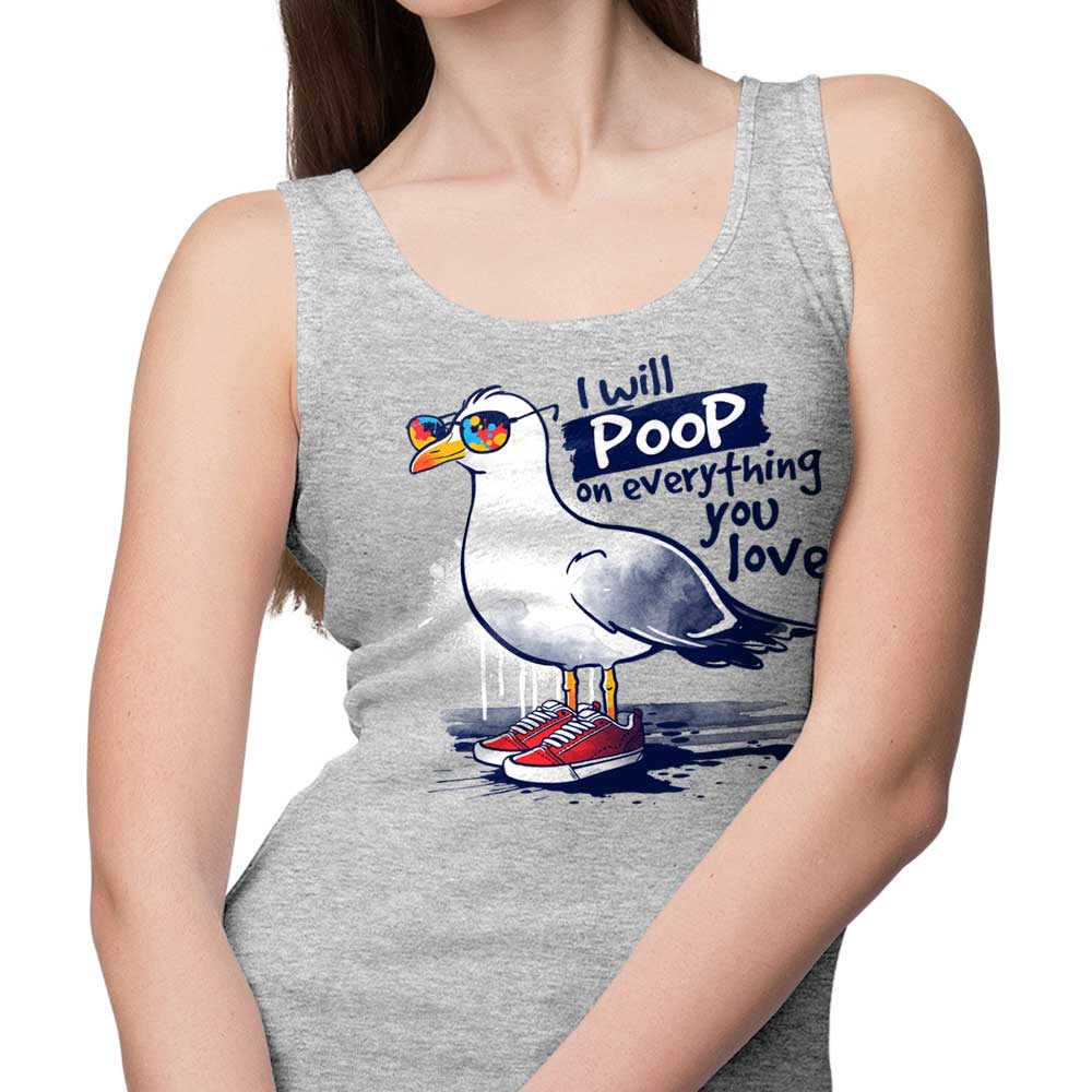 NemiMakeIt's Charming Seagull Love Tank Top