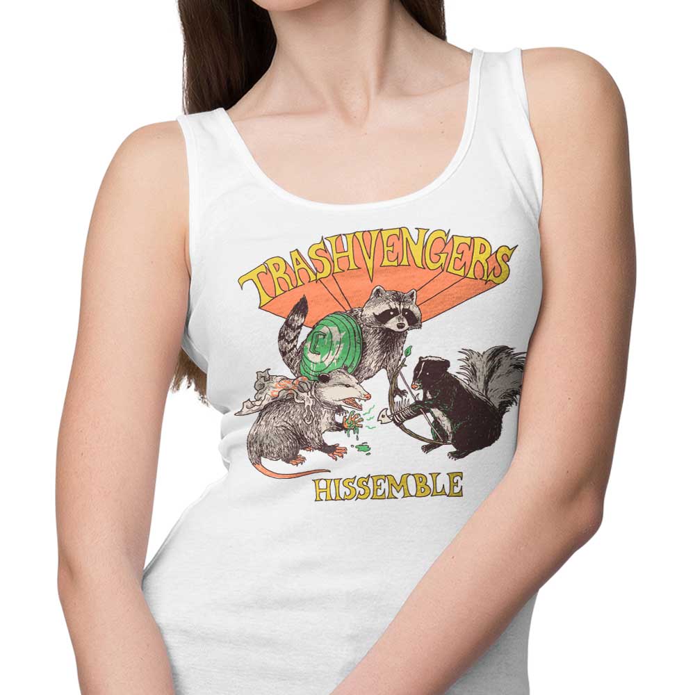 Hillary White's Trashvengers Men's and Women's Comfortable Cotton Tank Tops