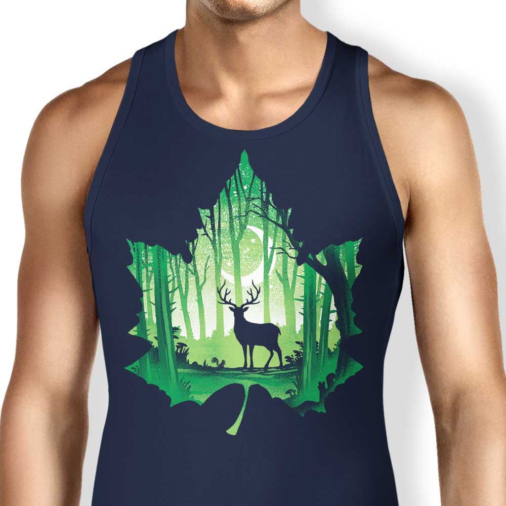 Alemaglia's Soft and Comfortable Forest Deer Tank Tops for Men and Women