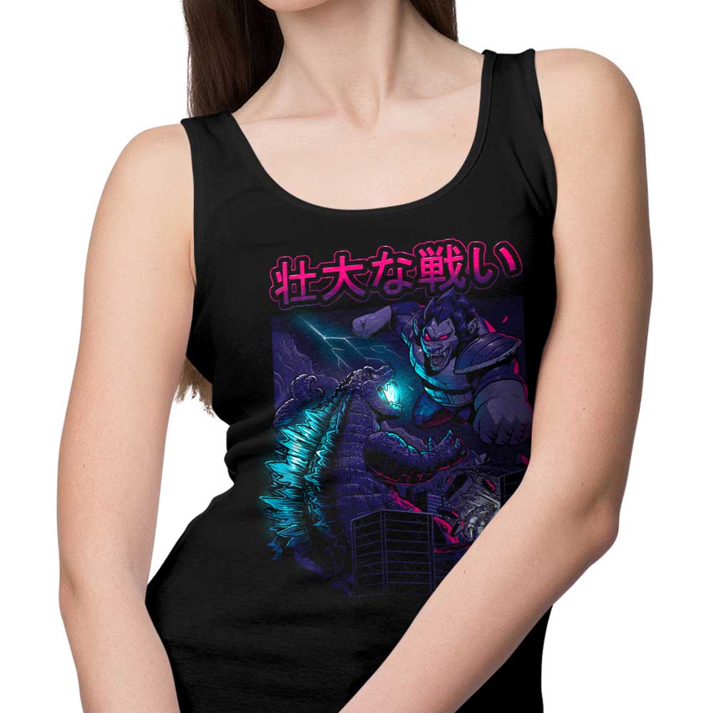 Epic Kaiju Battle Design - Stylish Tank Top