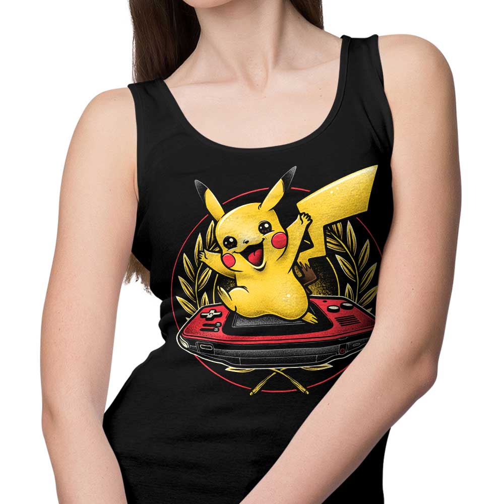 Unique Static Design Tank Top by Glitchygorilla