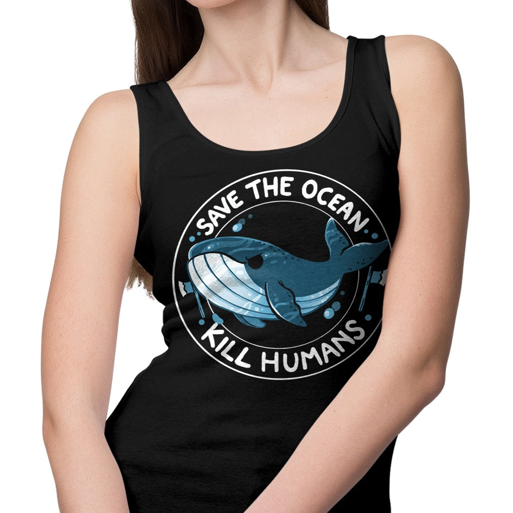 Save the Ocean Campaign Men's and Women's Unisex Comfortable Tank Top
