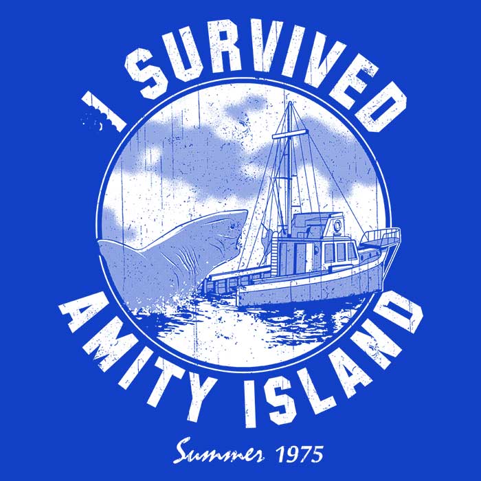 Survived Amity Island Design - Men's and Women's Comfortable Tank Tops