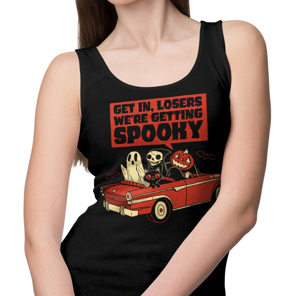 Spooky-themed Tank Top from DinoMike - A Chilling Fashion Statement
