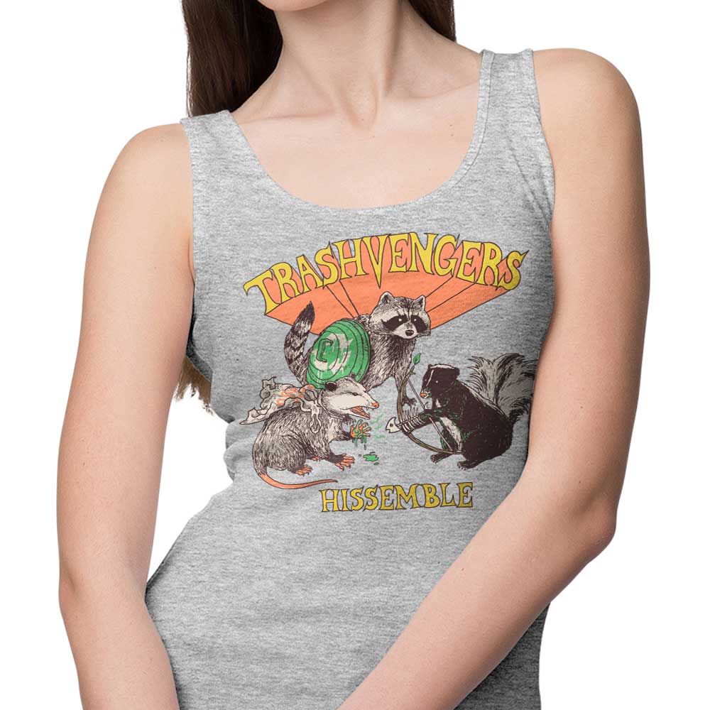 Hillary White's Trashvengers Men's and Women's Comfortable Cotton Tank Tops
