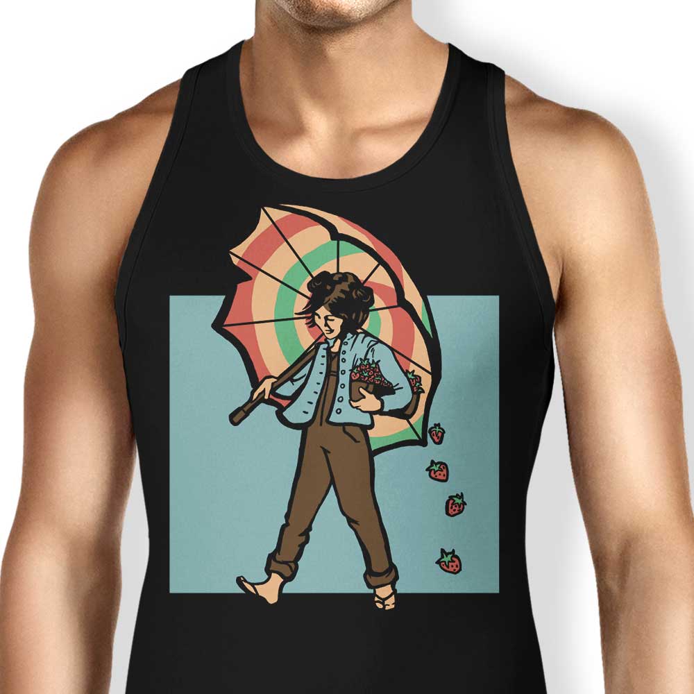 Strawberry Girl-themed Unisex and Women's Tank Tops