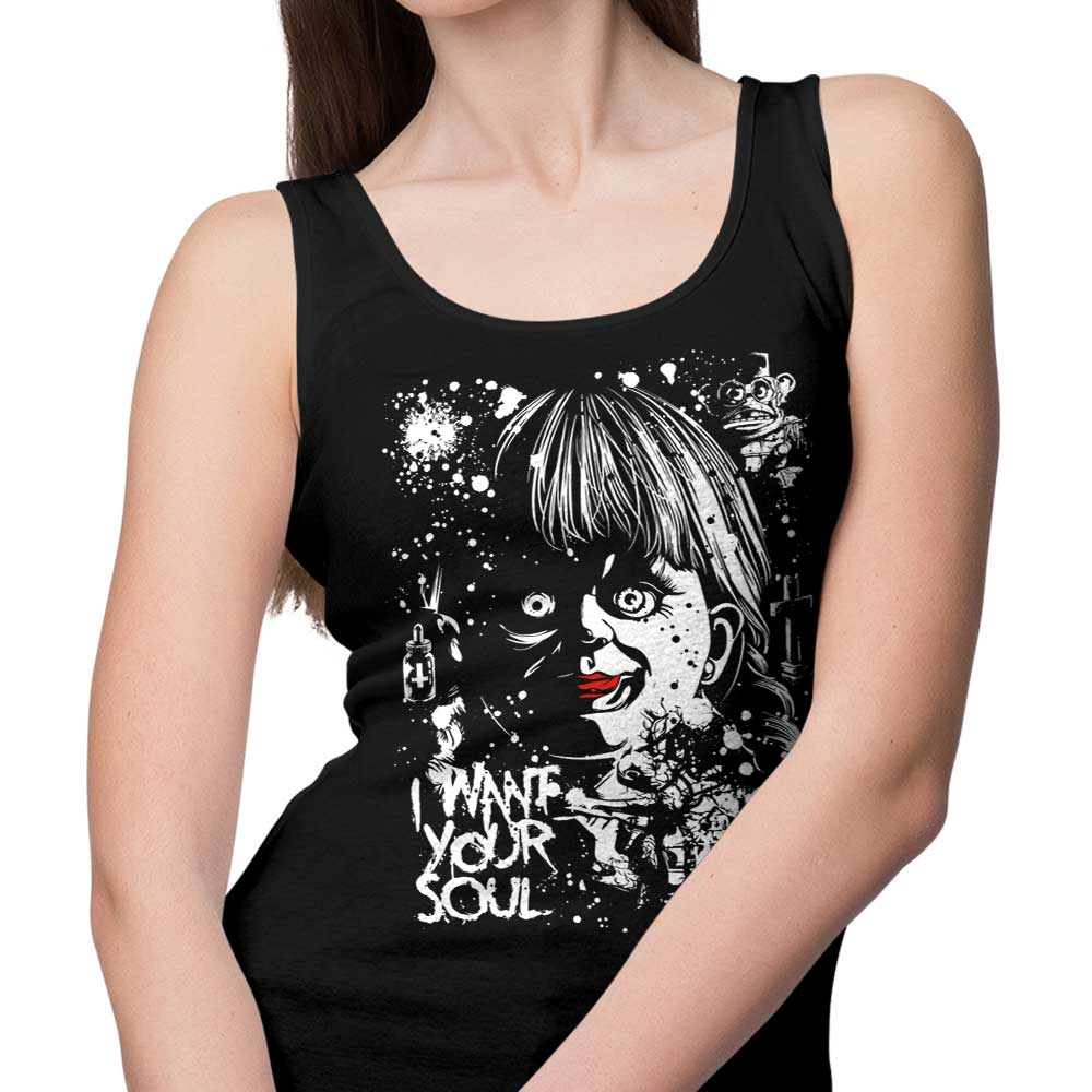 Stylish 'I Want Your Soul' Tank Top for Trendy Wear