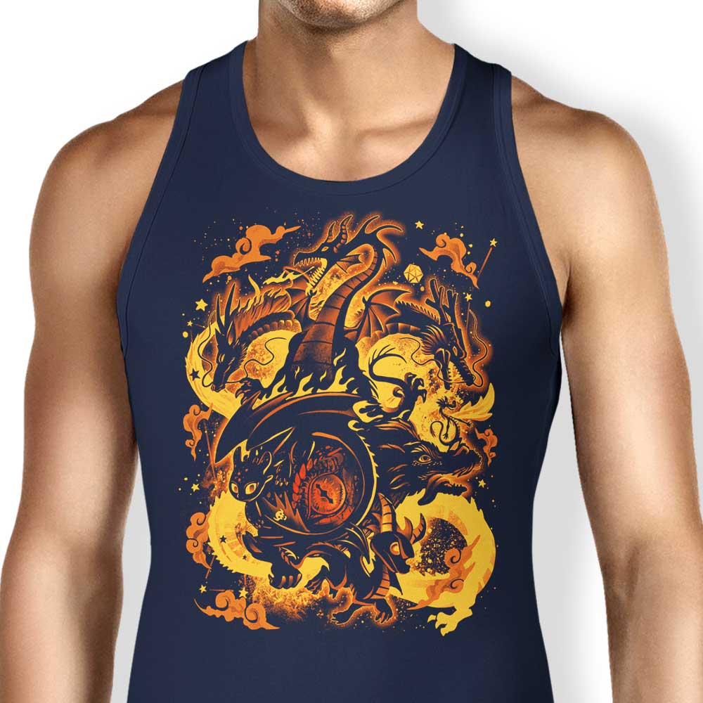 Dragon's Festival Men's Summer Tank Top