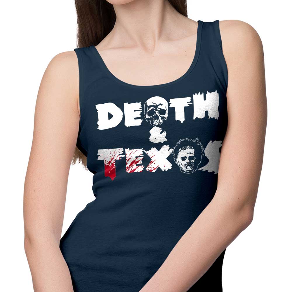 Comfortable 'Death and Texas' Unisex and Women's Tank Tops
