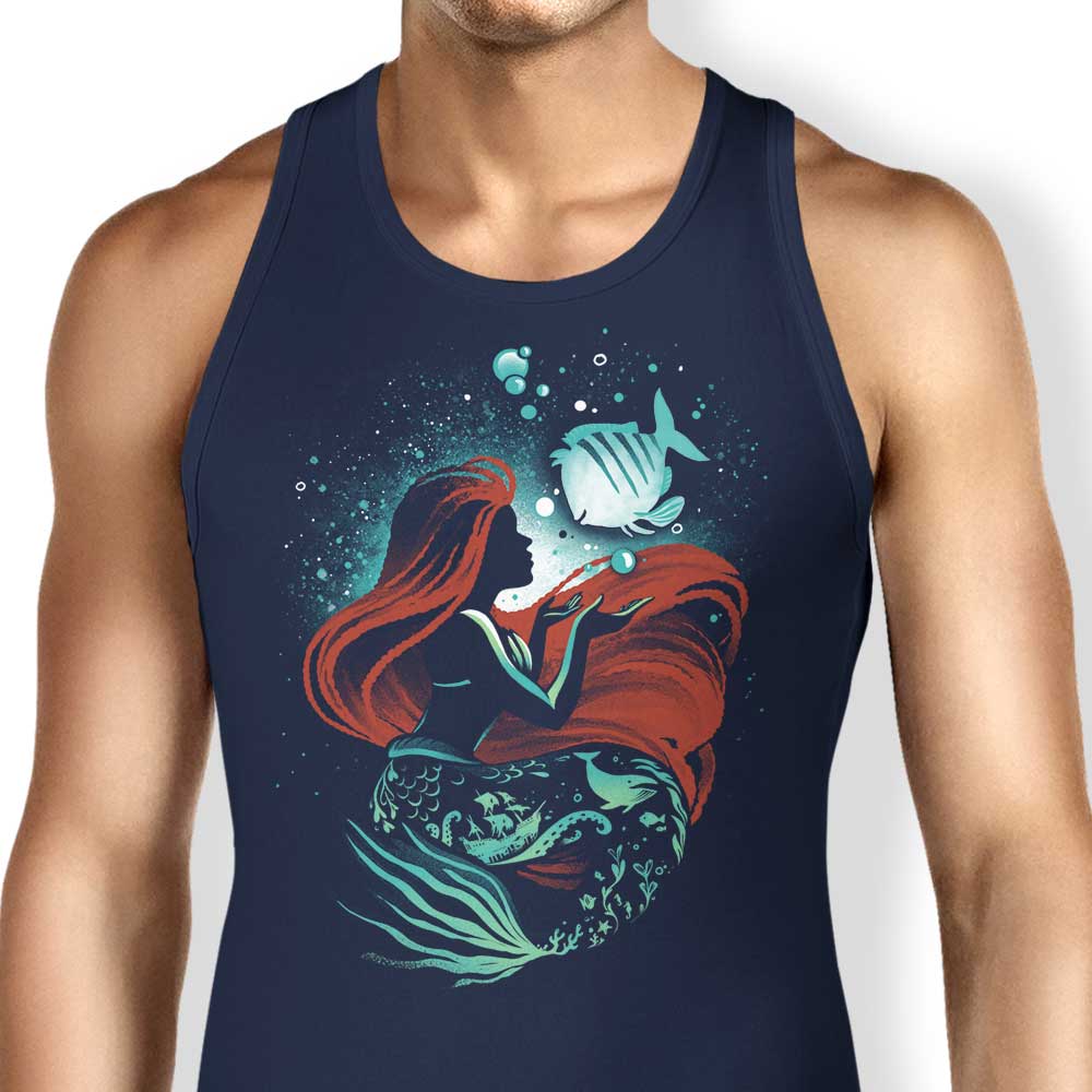 Alemaglia's Mermaid Song Stylish Men's and Women's Unisex Tank Top