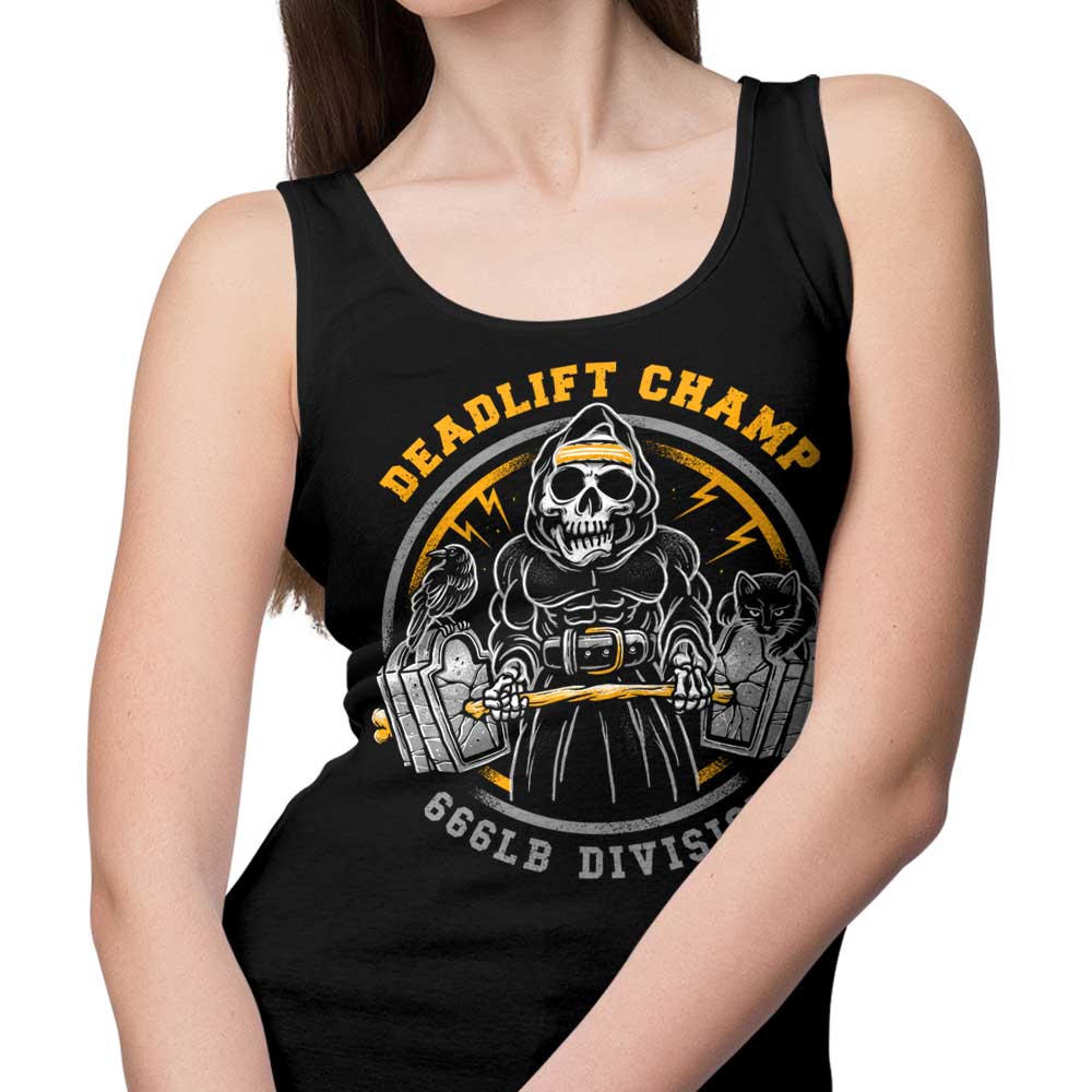Glitchygorilla Deadlift Champ Comfortable Tank Top for Men and Women