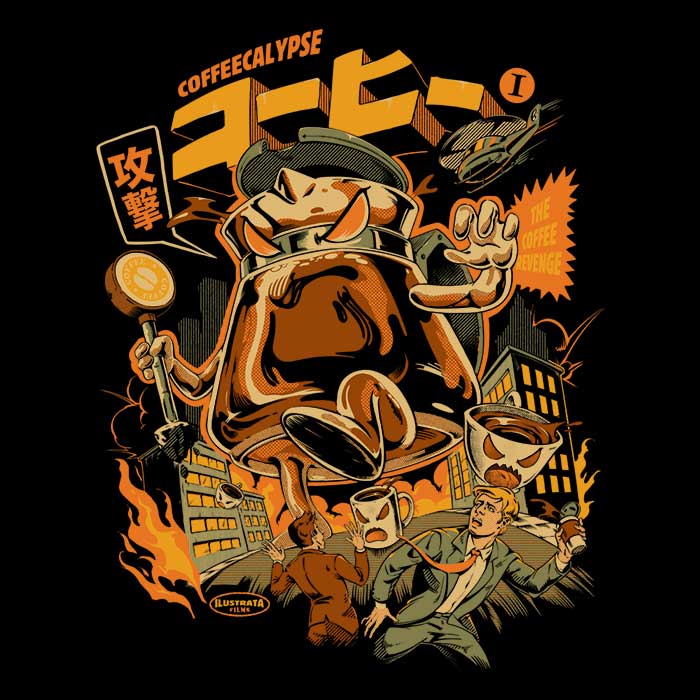 Coffeecalypse-themed Men's Tank Top for Coffee Lovers