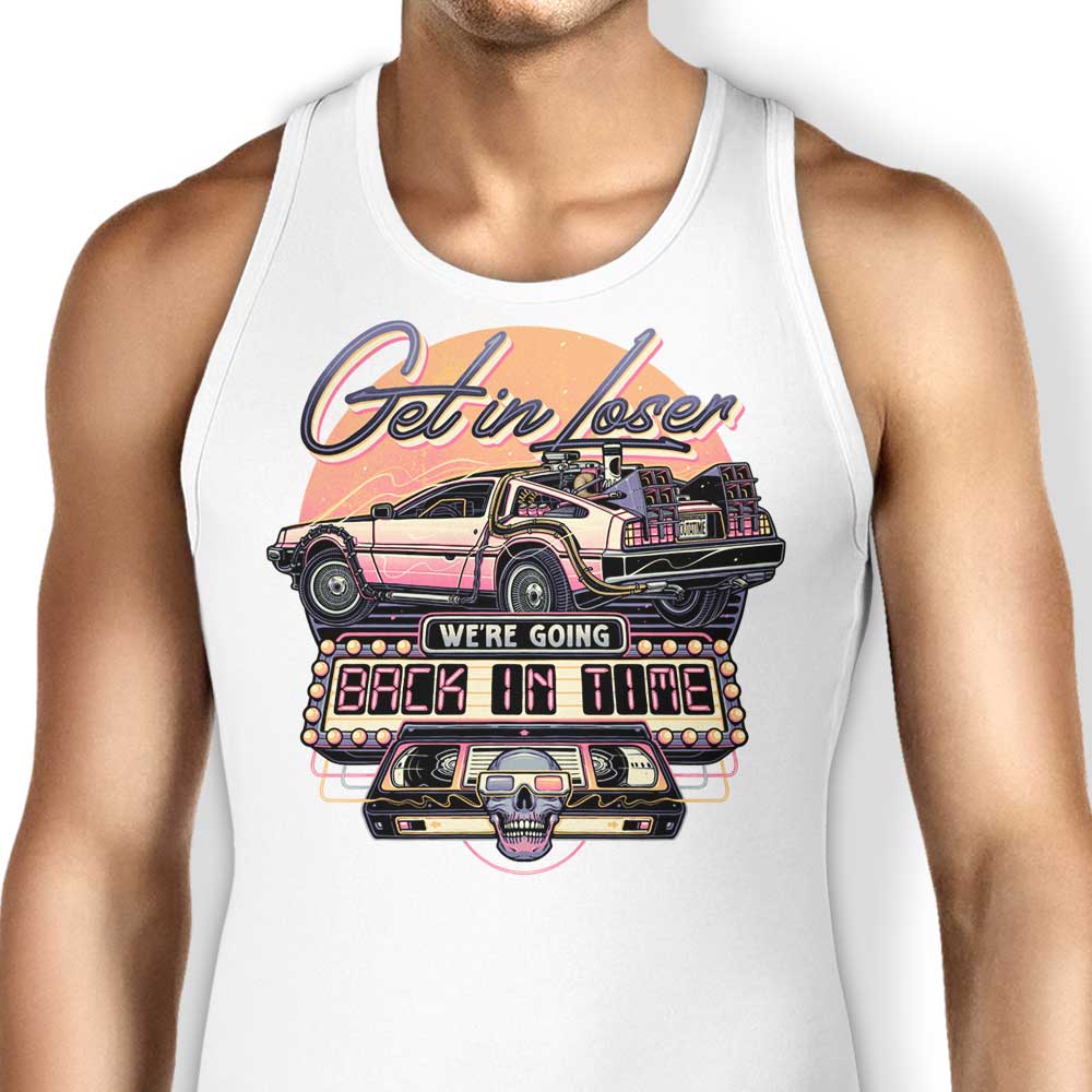 A Retro - Style Time - Traveling Tank Top by Momma Gorilla