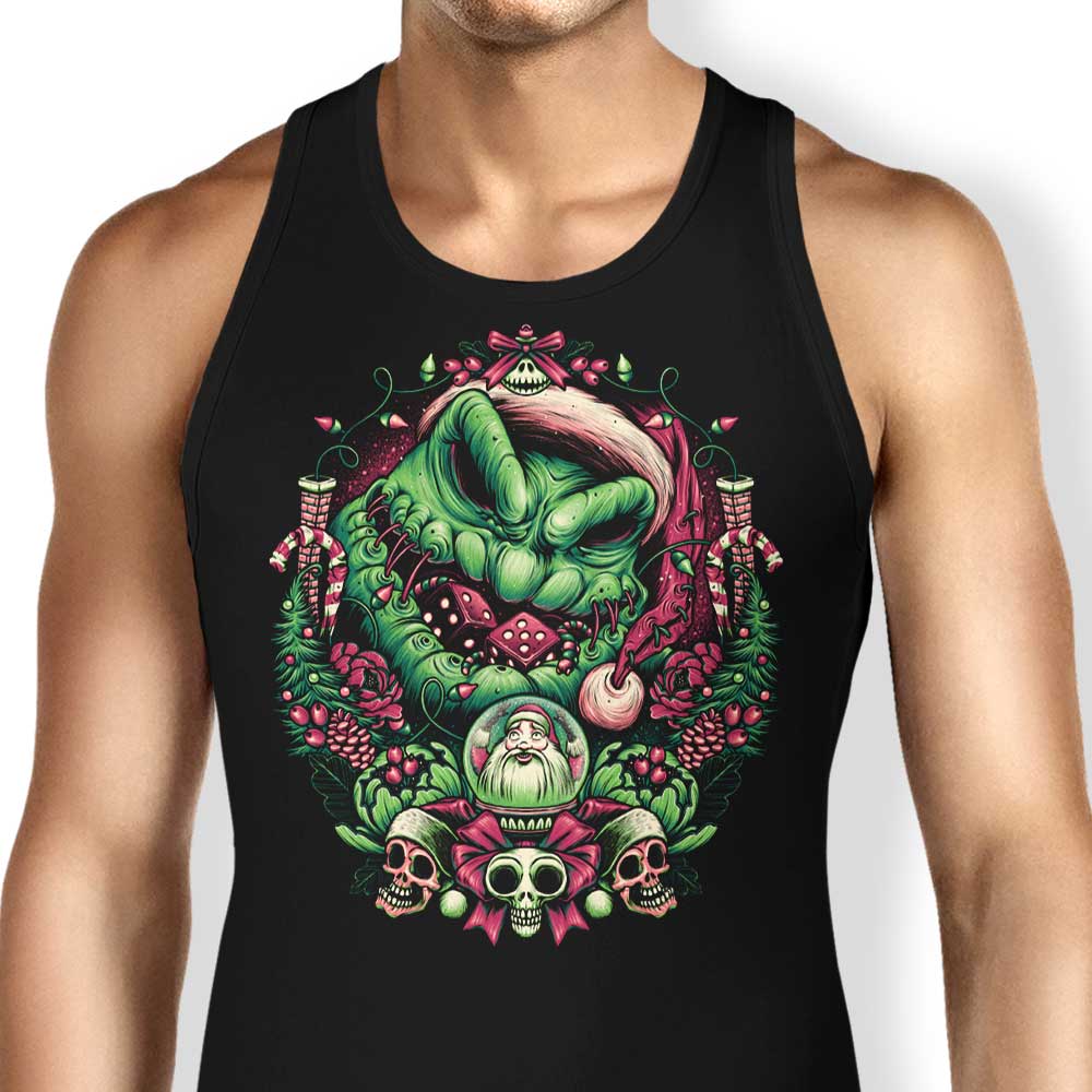 Glitchygorilla's Soft and Comfortable Christmas Boogeyman Tank Tops for All Genders