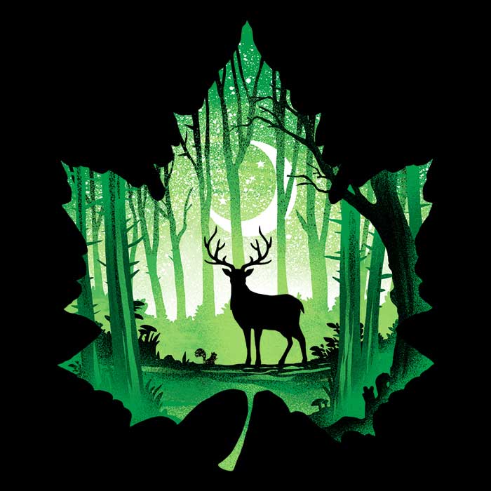Alemaglia's Soft and Comfortable Forest Deer Tank Tops for Men and Women