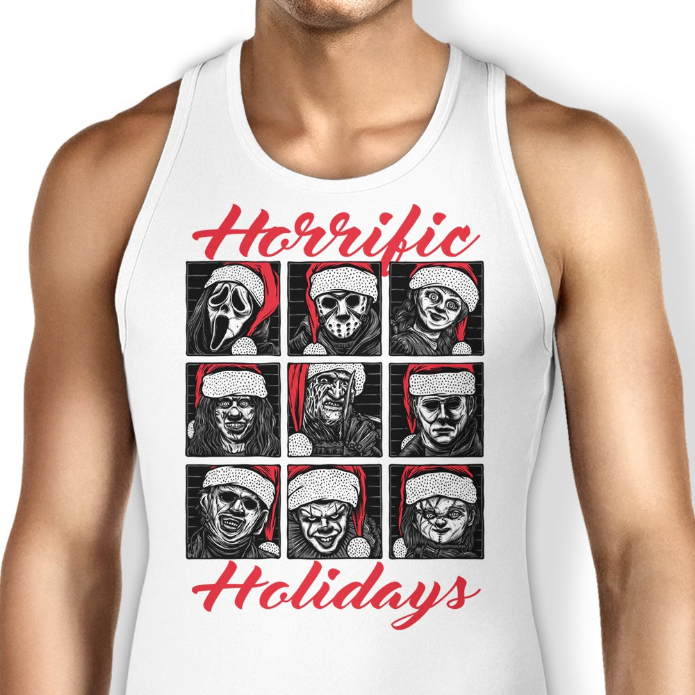 Scary and Stylish 'Horrific Holidays' Tank Top