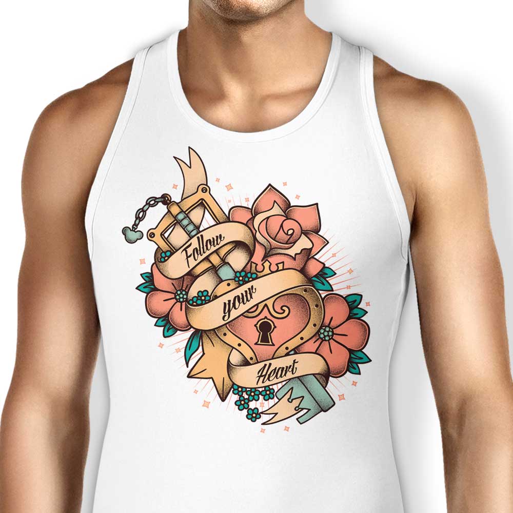 Typhoonic Art's Comfortable Follow Your Heart Unisex and Women's Tank Tops