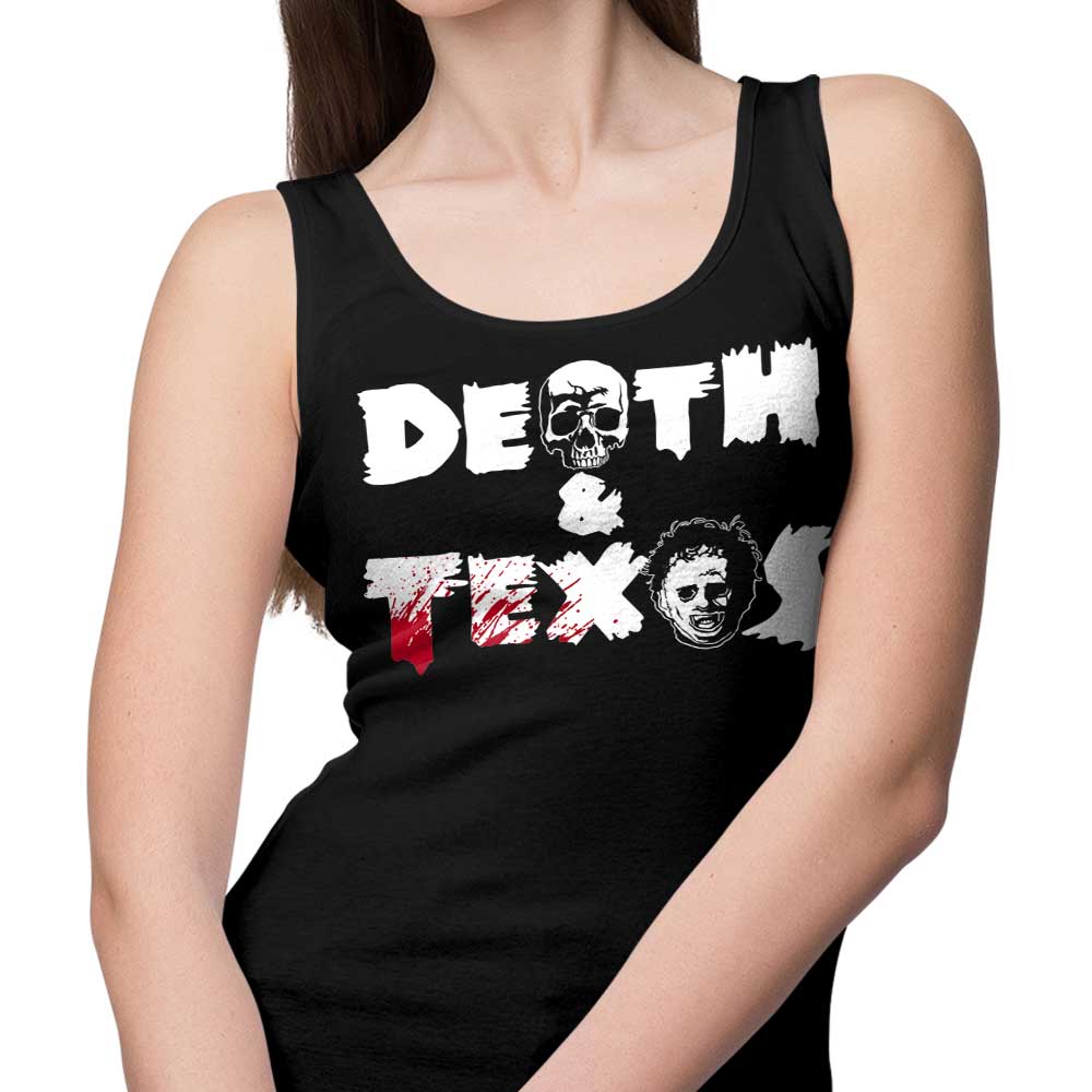 Comfortable 'Death and Texas' Unisex and Women's Tank Tops