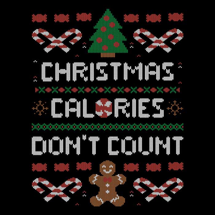 Edu.ely's Christmas Calories-Free Comfort Tank Tops