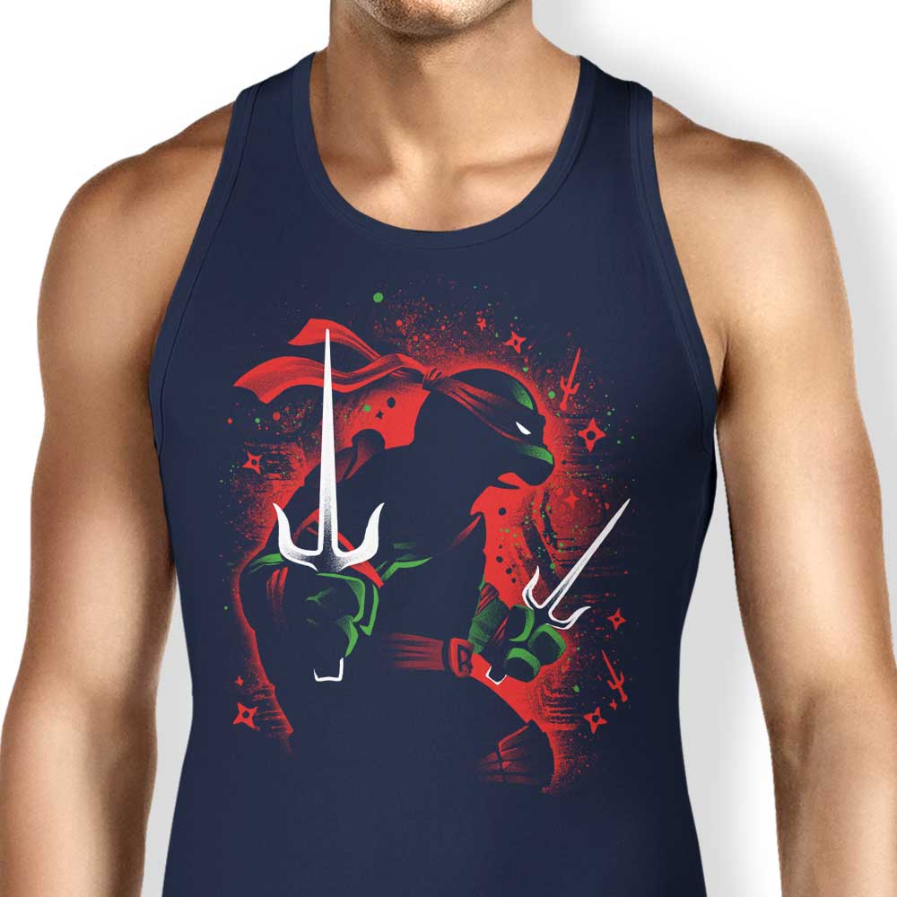 Red Rebel Ninja Stylish Tank Top for Fashion - Forward Individuals