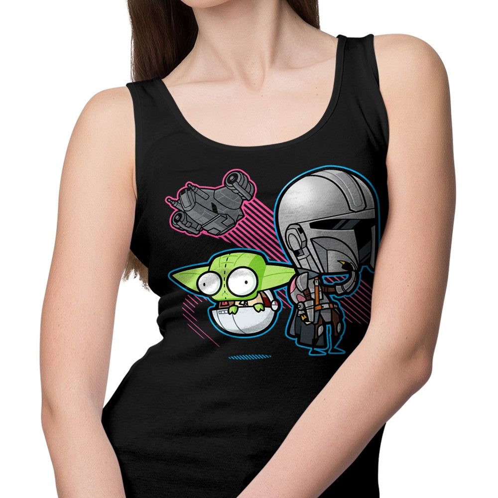 Comfortable Zim Djarin-themed Unisex and Women's Tank Tops