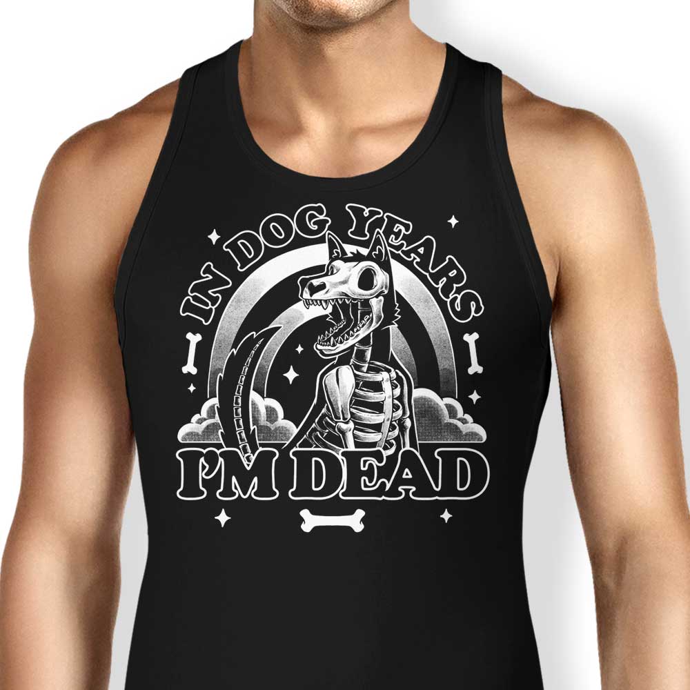 Studio Mootant's 'Dead in Dog Years' Comfortable Unisex and Women's Tank Tops