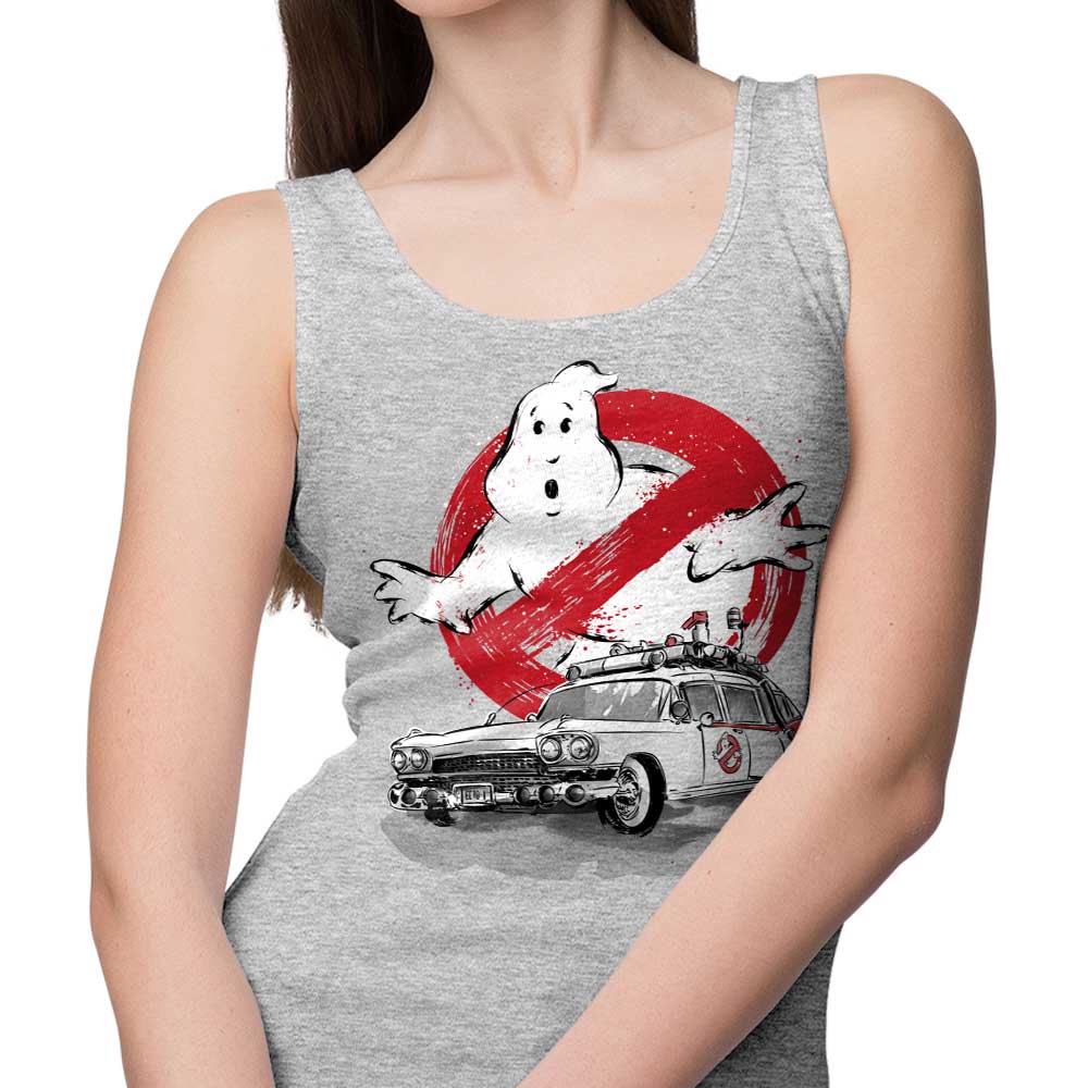 Dr. Monekers' Ecto Sumi-e Stylish Tank Top