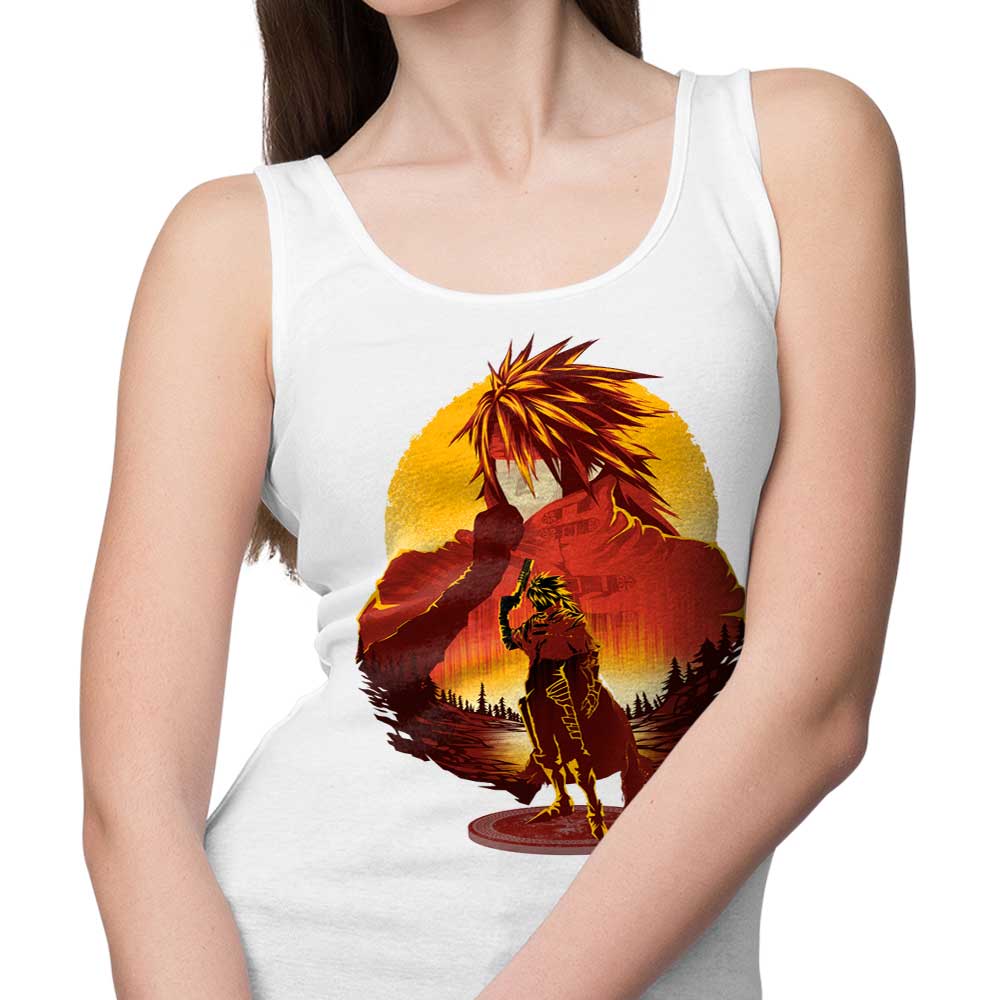 Stunning Crimson Sunset Women's Tank Top