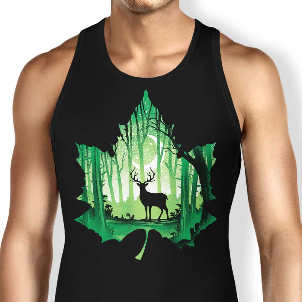 Alemaglia's Soft and Comfortable Forest Deer Tank Tops for Men and Women