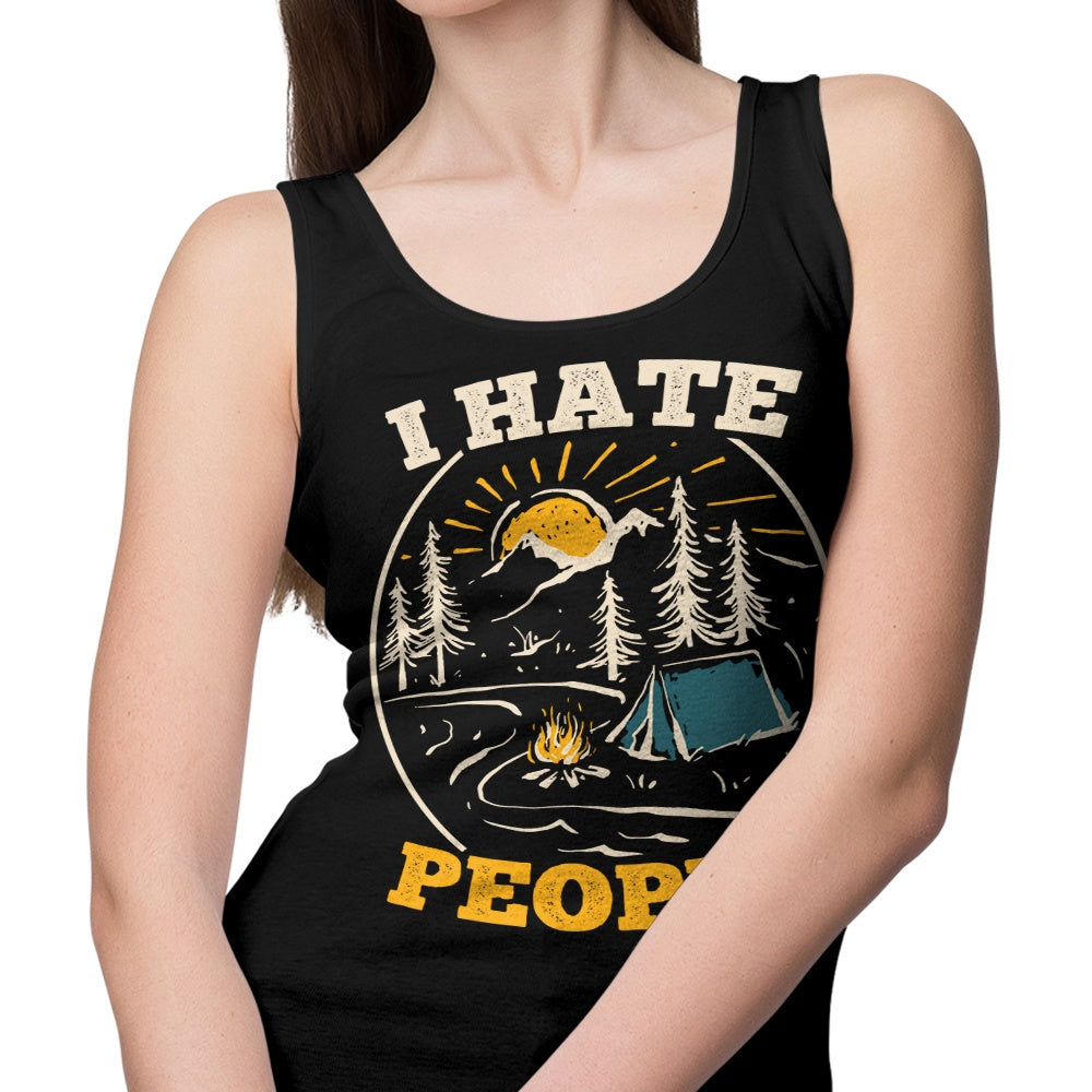 I Hate People Casual Tank Top for Everyday Wear