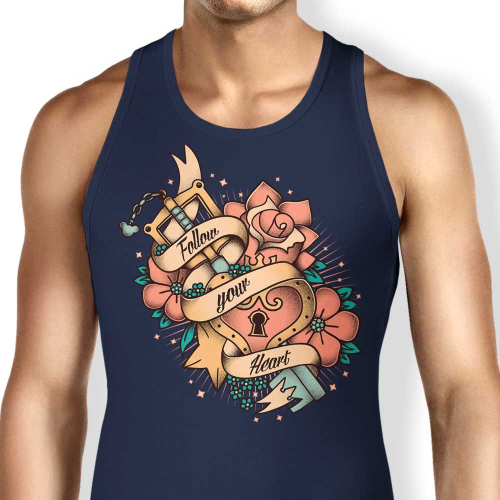 Typhoonic Art's Comfortable Follow Your Heart Unisex and Women's Tank Tops