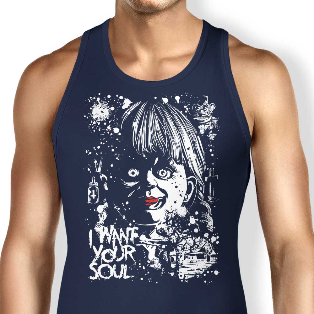 Stylish 'I Want Your Soul' Tank Top for Trendy Wear