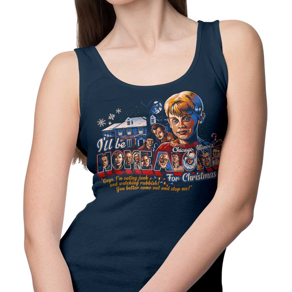 Comfortable 'Eating Junk and Watching Rubbish' Unisex & Women's Tank Tops