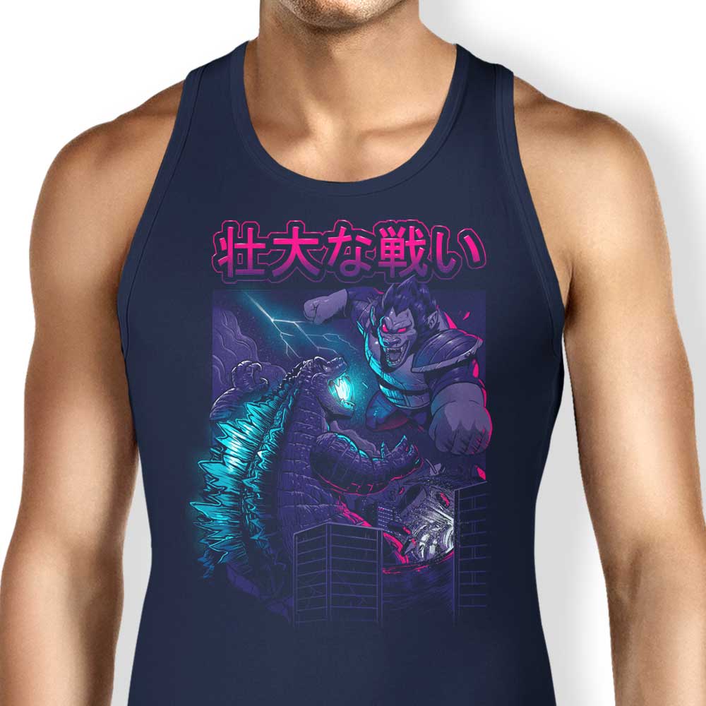 Epic Kaiju Battle Design - Stylish Tank Top
