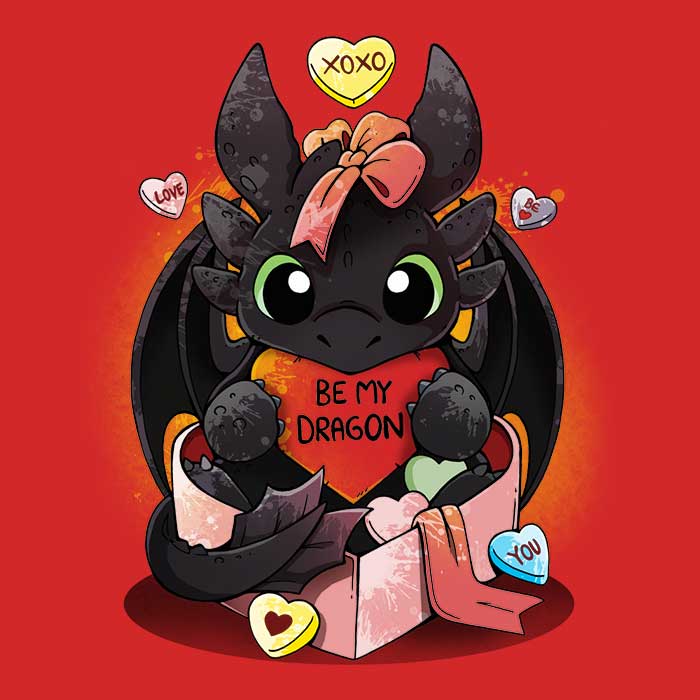 Comfortable 'Be My Dragon' Men's and Women's Tank Tops