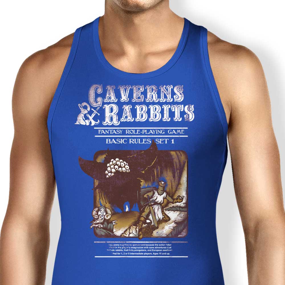 Comfortable 'Caverns and Rabbits' Unisex and Women's Tank Tops