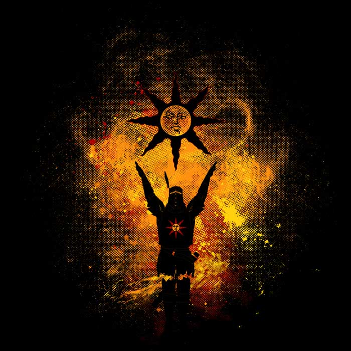 Stylish Praise the Sun Art Print Men's and Women's Tank Tops